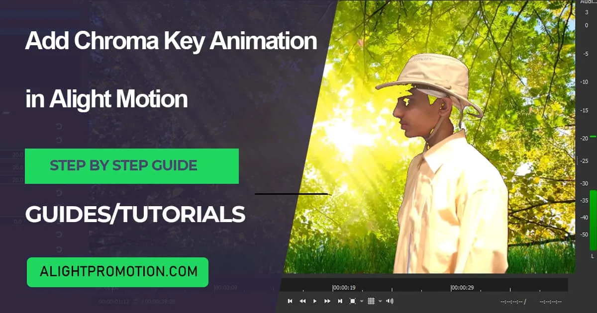 add chroma key animation in Alight Motion